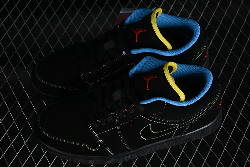 All categories Air Jordan Jordan series basketball shoes Air Jordan 1 Low Air Jordan 1 Low AJ1 Joe 1 black and green low-top cultural basketball shoes 338145-003